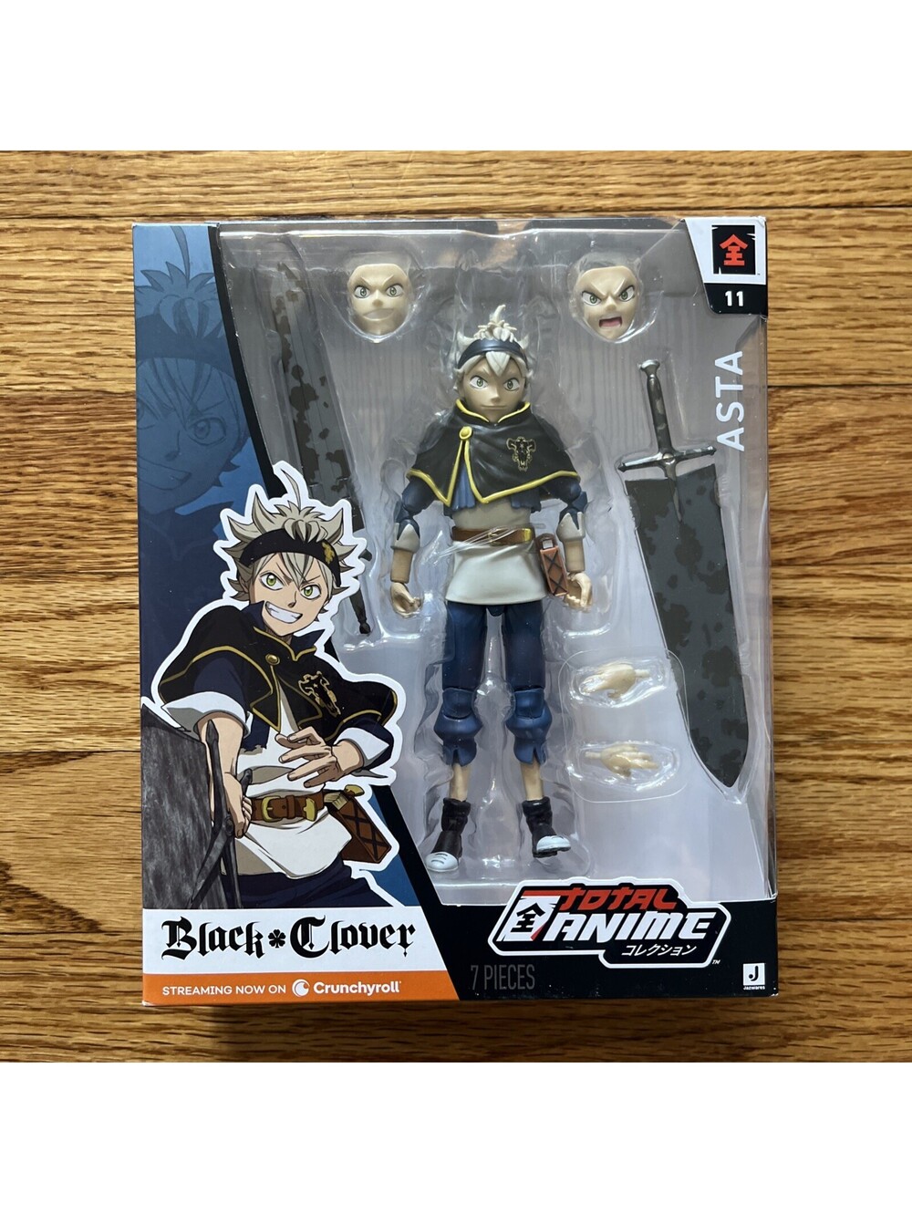 Jazwares Total Anime Black Clover Asta 5.5” Inch Action Figure #11 NIB